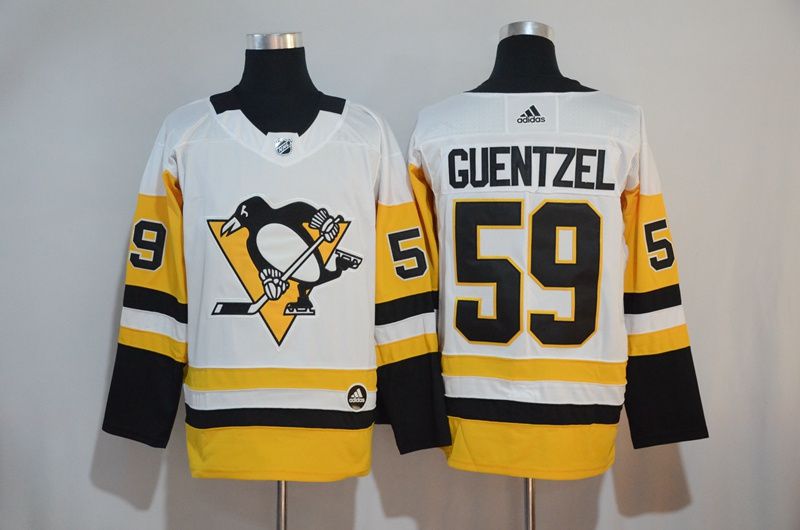 Men Pittsburgh Penguins #59 Guentzel White Hockey Stitched Adidas NHL Jerseys->women nhl jersey->Women Jersey